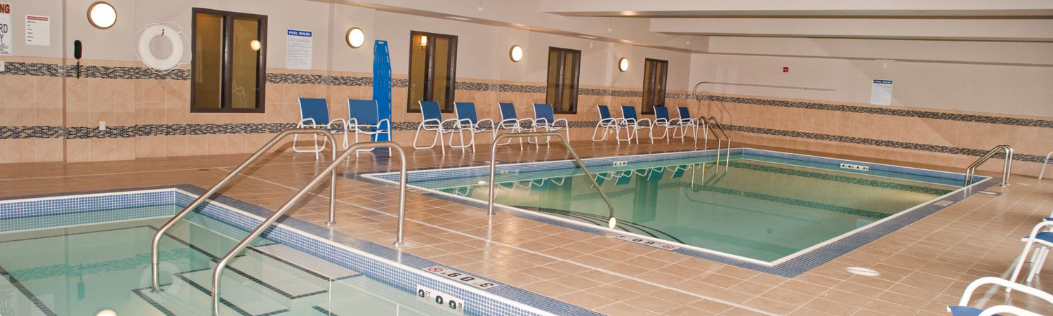 after work jump into Dickinson, ND indoor pool and soak your body in our hot tub